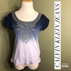 Petite Medium Calvin Klein Jeans blue/purple ombré